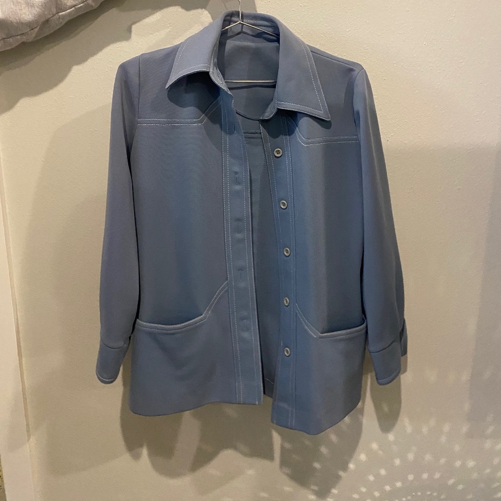Vintage Blue Jacket - Size XS